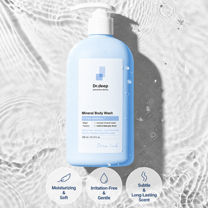 Limpiador Corporal Hidratante DeepLab con Agua Mineral, Suave y Calmante para Piel Seca y Sensible, Fórmula Delicada para el Cuidado Diario en la Ducha - Product Image 1