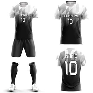 Custom Sublimated Soccer Jersey Set Men's Custom Team <b>Name</b> Breathable Polyester Short Sleeve Athletic Uniform All Seasons - Product Image 6