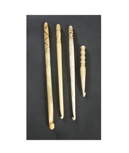 Handcrafted Wooden <b>Crochet</b> <b>Hook</b> With Premium Finish And Comfortable Hold For Beginners And Professional Use - Product Image 1