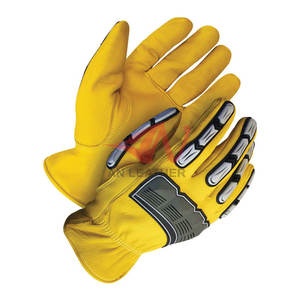 Guantes de Impacto de Cuero y TPR para Uso Profesional con Diseño Duradero y Protección Completa para Hombres - Product Image 2