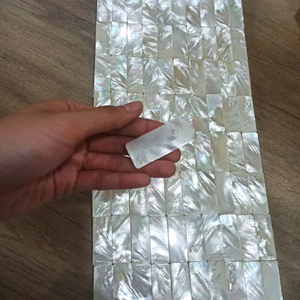 Premium MOP Slabs for Mosaic Tiles White Natural Mother of Pearl Shell Blanks Rectangle Whitelip Strips for Luxury <b>Knife</b> <b>Handle</b> - Product Image 1