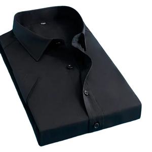 เสื้อเชิ้ตแขนสั้นสำหรับผู้ชาย - เสื้อทำงานสำนักงาน ผ้าฝ้าย รับทำโลโก้ ขายส่ง ส่งออก คุณภาพสูง - Product Image 1