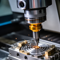 Pièces 3D en acier inoxydable usinées sur mesure par CNC, usine OEM à guichet unique, prototypage rapide, fabrication de boutons métalliques de décompression