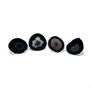 Hot Sale High quality <b>Black</b> Agate Onyx coaster crystal stone <b>Square</b> gemstone coaster for <b>Table</b> Drink with <b>Coffee</b> Stand home - Product Image 5