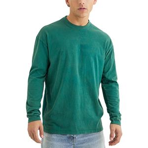 Nouvelles Chemises Confortables à Manches Longues pour Hommes, Coupe Droite, Col Rond, 100% Coton, Style Streetwear, Couleurs Unies, Vente en Gros, Collection 2026 - Product Image 3