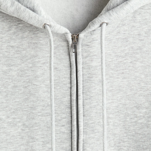 Sweat-shirts à capuche zippés surdimensionnés décontractés en coton 100 % de qualité supérieure, personnalisés avec impression en relief, pour hommes et femmes, nouvelle collection pastel - Product Image 6