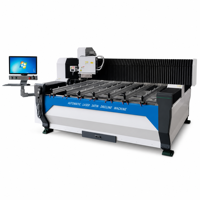 Machine de sablage et de perçage laser pour verre miroir, traitement sans contact, traitement en une seule opération pour l'usine de miroirs LED