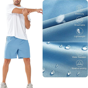 กางเกงวิ่งผู้ชายคุณภาพสูง น้ำหนักเบา แห้งเร็ว กางเกงออกกำลังกาย มีกระเป๋าซิป โพลีเอสเตอร์ รับผลิตตามแบบ OEM พร้อมสกรีนโลโก้ จำหน่ายจำนวนมาก - Product Image 5