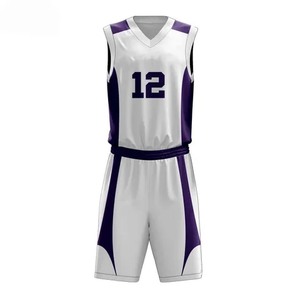 Vente directe d'usine, uniformes de basket-ball personnalisés avec logo, sublimation, vente en gros, nouvelle mode, séchage rapide, 100% polyester - Product Image 6