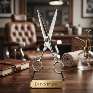 Ciseaux de coiffure professionnels de qualité supérieure pour salon, en acier inoxydable, kit d'équipement de barbier, 6 pouces, durables et de haute qualité - Product Image 1