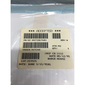 Varian 0471867601 Insulator, <b>Ceramic</b>, <b>Ring</b>, 145893 - Trusted Global Legacy Semiconductor Equipment and Parts at - Product Image 3