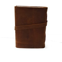 Journal en cuir avec carnet en papier fait à la main carnet de croquis carnet de voyage