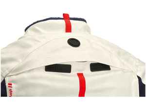 Chaqueta Textil Impermeable de 3 Capas con Protección CE para Hombre Bm GTX, Blanca/Azul, para Motociclismo GS Rallye Touring/Offroad - Product Image 5