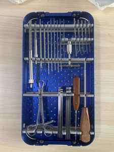 Kit d'instruments chirurgicaux vétérinaires manuels en acier pour traumatismes osseux, garantie d'un an, certifié CE ISO13485 Classe I par Surgiright - Product Image 6