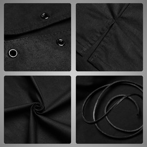 Chemise Ghillie Jacobite Noire pour Homme de Haute Qualité, Meilleure Vente, Tenue Écossaise des Highlands, Manches Longues, À Lacets, OEM ODM - Product Image 5