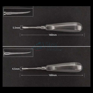 เครื่องมือถอนรากฟัน สแตนเลสสตีล คุณภาพสูง ใช้งานด้วยมือ ได้รับการรับรองมาตรฐาน CE ด้ามจับตามหลักสรีรศาสตร์ น้ำหนักเบา ใช้ซ้ำได้ - Product Image 5