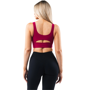 Sujetador Deportivo Seamless con Escote Profundo en V para Mujer, Copas A y B, para Yoga, Gimnasio, Ejercicio, Suave, Elástico, con Soporte, Ropa Deportiva Premium - Product Image 3