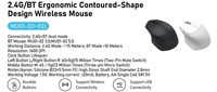 Ergonomische draadloze toetsenbord-muis set, laptopstandaard, tas, houder, computeraccessoires voor kantoor en desktop