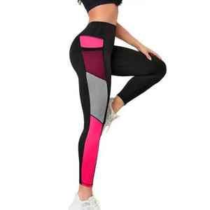 Pantalons de yoga pour femmes, sans couture, effet push-up, séchage rapide, respirants, doux pour la peau, collants de yoga - Product Image 3