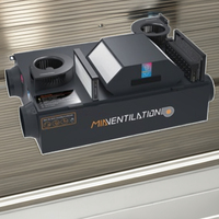 Système de ventilation à récupération d'énergie (ERV) et de ventilation à récupération de chaleur (HRV) VMC, double flux, 3000 m³/h, pour hôpitaux et bâtiments industriels, à faible condensation, lavable