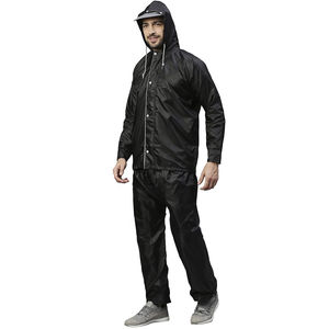 Combinaison de pluie pour homme avec logo personnalisé, veste et pantalon imperméables, coupe-vent, équipement de pluie pour l'extérieur, fabricant OEM, fournisseur - Product Image 1