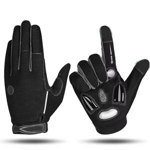 Gants de motocross MX d'extérieur à doigts entiers, coupe-vent, chauds, pour vélo, hiver, multicolores, antidérapants, respirants, compatibles écran tactile, unisexe - Product Image 1