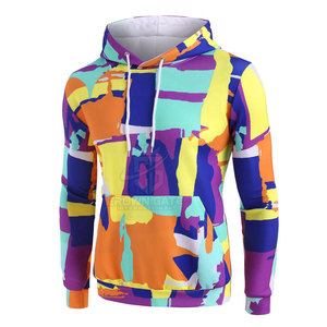 Hoodies à sublimation les plus vendus pour hommes, design personnalisé, basiques, en coton mélangé, pour adultes - Product Image 3