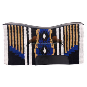 Selle de Contour en Laine 34x36 Tissée à la Main 100% Laine de Nouvelle-Zélande Doublure en Polaire Équestre Occidental pour la Compétition et l'Entraînement - Product Image 1