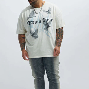 T-shirt pour homme de haute qualité, personnalisable avec logos par transfert thermique, décontracté, vierge, de marque, vintage - Product Image 5