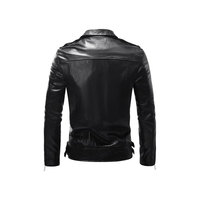 Veste en cuir unisexe de qualité supérieure, couleur unie, décontractée, avec imprimé cartoon, streetwear, nouvelle mode, confortable, épaisse, pour l'hiver