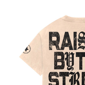 Oversized <b>Crop</b> <b>T</b>-<b>Shirt</b> Men's Short Sleeve 100% Cotton Jersey Turtleneck Silk Screen Printed Front Logo Formal - Product Image 4