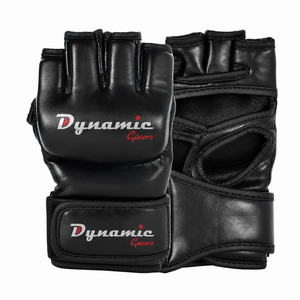 Guantes de MMA de Cuero de Alta Calidad al por Mayor, Medios Dedos, para Entrenamiento de Boxeo, Ligeros y Transpirables - Product Image 1