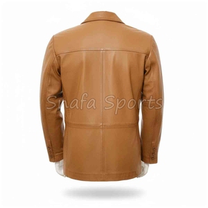 เสื้อโค้ทหนังแท้คุณภาพดี รุ่นยาว สำหรับฤดูหนาว อุ่นสบาย ทันสมัย สวยงาม ทนทาน คลาสสิก ดีไซน์เนอร์แบรนด์ดัง ลดราคา - Product Image 2