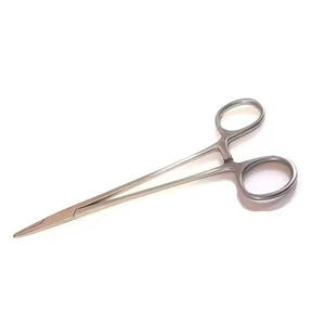 Pinces hémostatiques chirurgicales en acier inoxydable à pointe droite, porte-aiguille, pince médicale, ensemble d'instruments manuels pour usage hospitalier - Product Image 1
