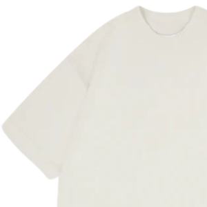 Camiseta Básica Negra de Algodón de Manga Corta y Cuello Redondo para Hombre, Ajuste Holgado, Estilo Urbano, Venta al por Mayor - Product Image 3