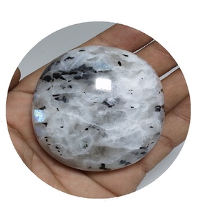 ขายส่งธรรมชาติสายรุ้งมูนสโตนคริสตัลปาล์มหินแร่ Palmstone แร่ธาตุผู้จัดจำหน่ายผลิตภัณฑ์จากอินเดีย - Product Image 1