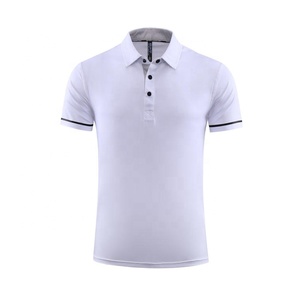 Camiseta Deportiva de Golf de Manga Corta con Logotipo Personalizado, Tejido Elástico, Color Sólido, Bordada, Estampada, de Secado Rápido, Formal, para Hombre - Product Image 2