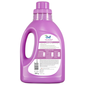 Détergent liquide blanchissant à l'oxygène On1 Color Safe 800g 2X concentré, parfum fraîcheur violette, lavage en machine - Product Image 4