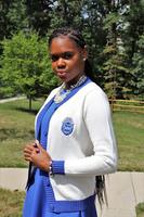Pull cardigan en acrylique d'hiver Zeta Phi Beta pour femme, uni, brodé, sur mesure, fabricant OEM