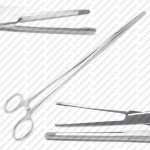 Pinzas Hemostáticas TC Kelly de 10 Pulgadas, Rectas, Pinzas Quirúrgicas Veterinarias, Pinzas Hemostáticas de Acero Inoxidable, Certificación OEM CE - Product Image 2