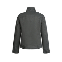 Veste décontractée pour homme à col montant, avec logo personnalisé, en matériaux de qualité supérieure, style vintage, pour le travail et la mode en extérieur, idéale pour le quotidien