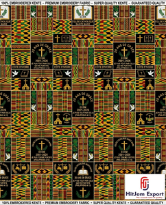 Tissu Kente pour la Convention des Églises Africaines, Textile Imprimé Wax Personnalisé, Fabricant et Exportateur en Gros - Product Image 6