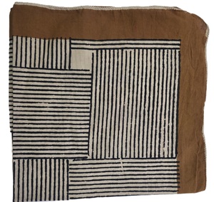 Pañuelo Cuadrado Hecho a Mano con Estampado Indio, Bufanda de Algodón Boho, Accesorio para el Cabello, Regalo para Ella, Duradero para el Verano y la Playa - Product Image 2