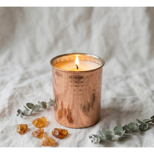 Luxury Scented Soy Wax <b>Candle</b> in Hammered Metal Jar with Lid Handmade Silver Stainless Steel <b>Candle</b> Vessel In <b>Cheap</b> Price - Product Image 4