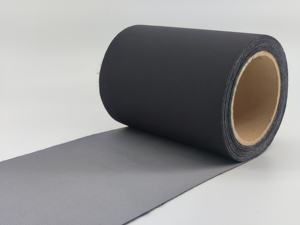 Tissu en polyester laminé avec film TPEE recyclable, imperméable, coupe-vent, alternative au revêtement PU - Product Image 4