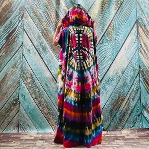 Magnifique Nouvelle Robe Kimono d'Été pour Femme Coupe Classique Style Vacances Bohème Chic Tendance Tie-Dye Bandeau 1 - Product Image 1