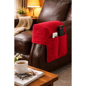 Left Armrest Modern Multifunction Soft Caddy for Living Room Tools - Product Image 5
