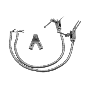 Rétracteur cérébral manuel Leyla en acier inoxydable non magnétique avec 2 bras flexibles pour instruments neurochirurgicaux - Product Image 1