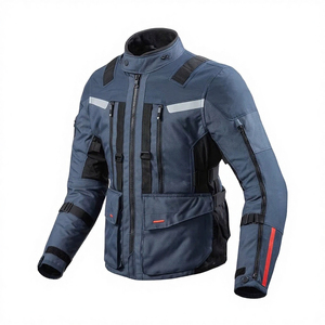 Blouson de moto unisexe respirant et coupe-vent en polyester/nylon 400g à manches longues pour l'automne – Performance Optimale - Product Image 4