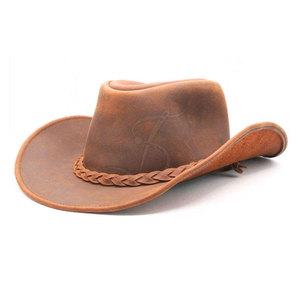 Sombrero de vaquero de alta calidad, el más vendido, con protección solar y tela transpirable, estilo clásico, de cuero. - Product Image 6
